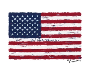 American Flag Art #32